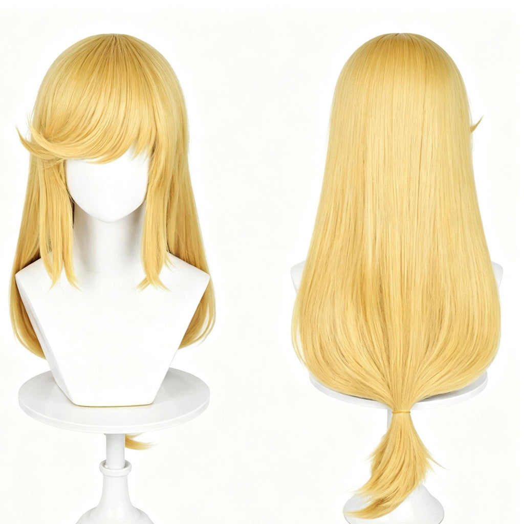 Applejack   Wig   –   My Little   Pony   Long Golden   Blonde Cosplay   Wig