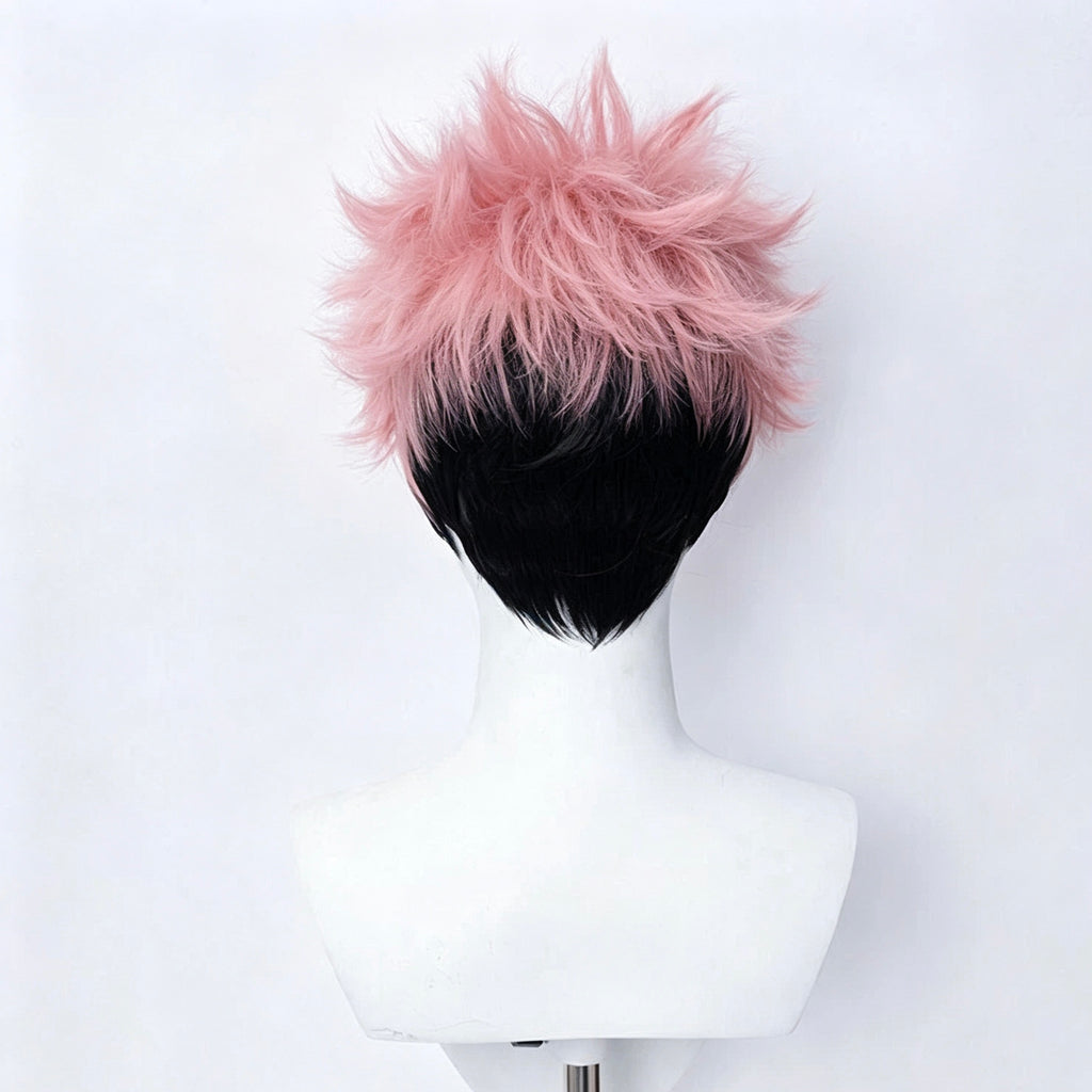 Jujutsu   Kaisen   Itadori Yuji/Ryomen   Sukuna Short   Pink   Hair   Basic Wig