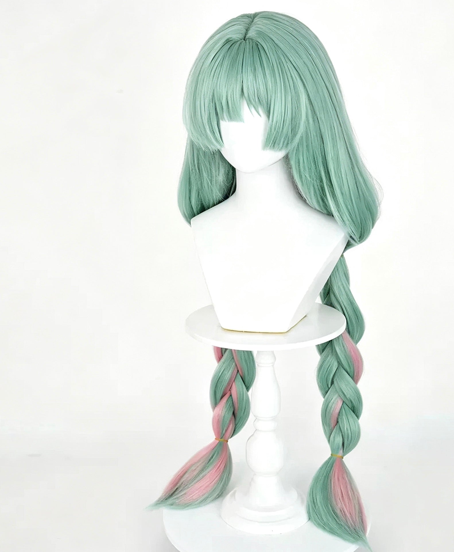 Wuthering   Waves Phrolova   Long   Green Hair   Basic   Wig