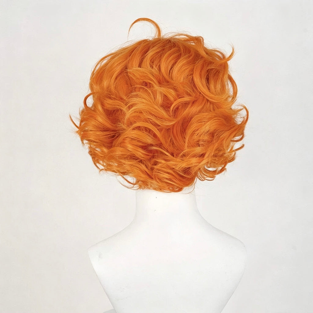 Panty   &   Stocking   With Garterbelt   Brief   Short Orange   Hair   Basic   Wig