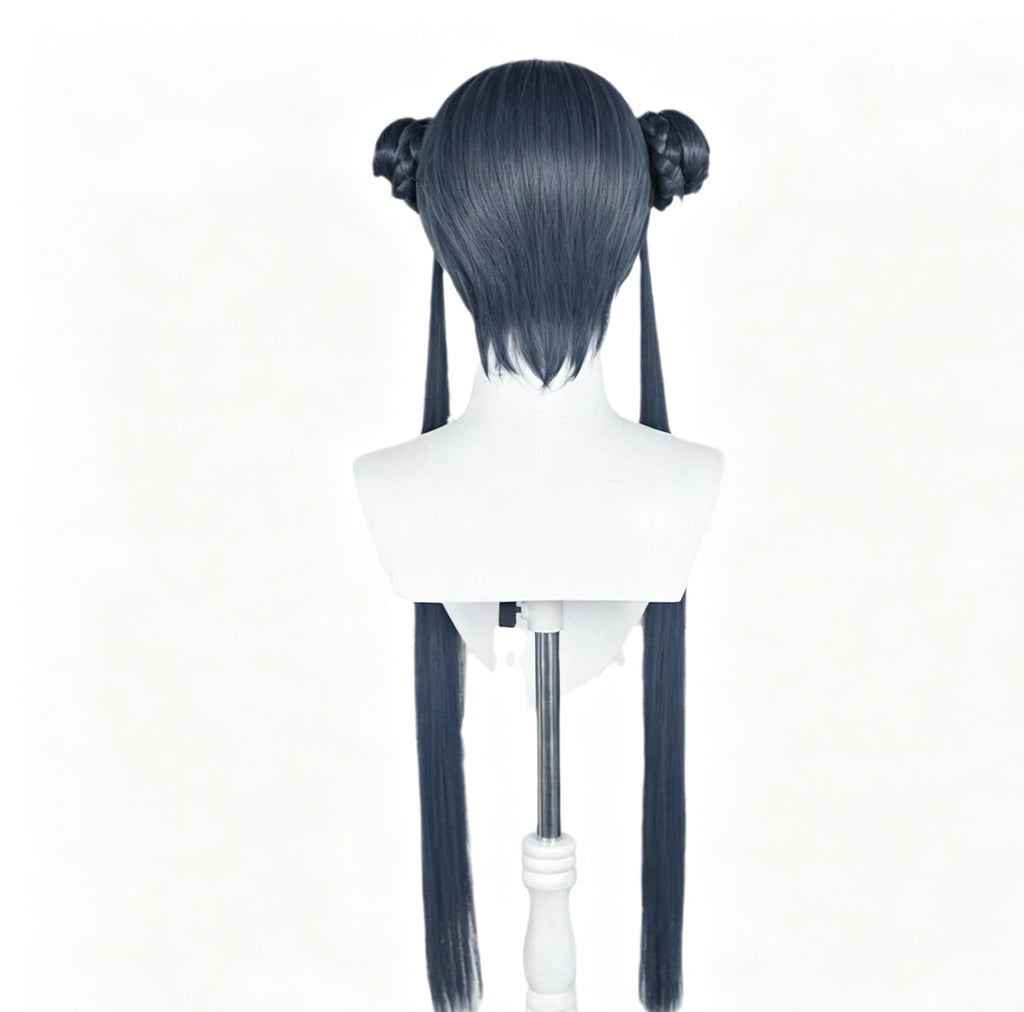 Blue   Archive   Kisaki Dark   Blue   Black   Bun Basic   Wig