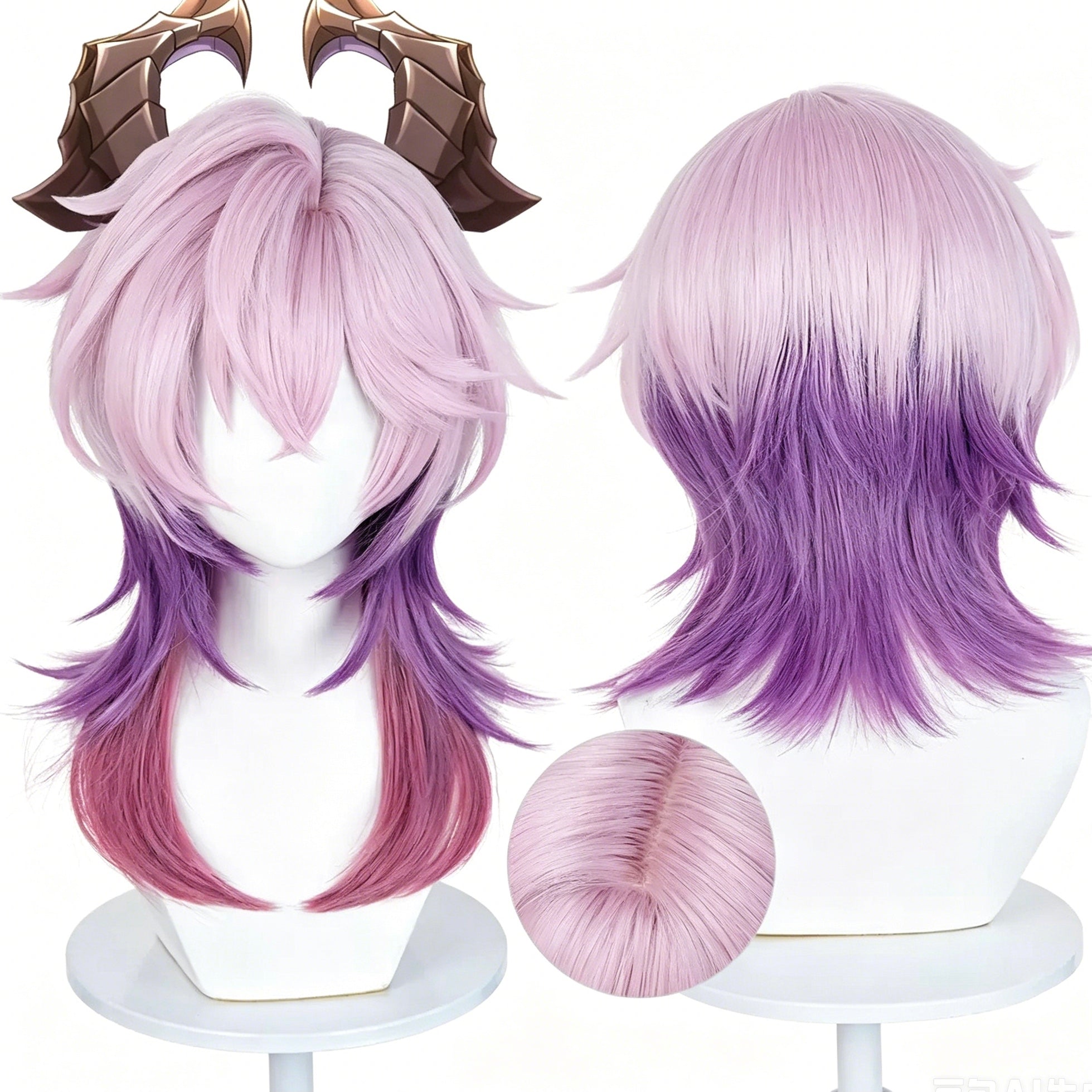 Genshin   Impact   Durin Long   Mix   Hair   Basic Wig