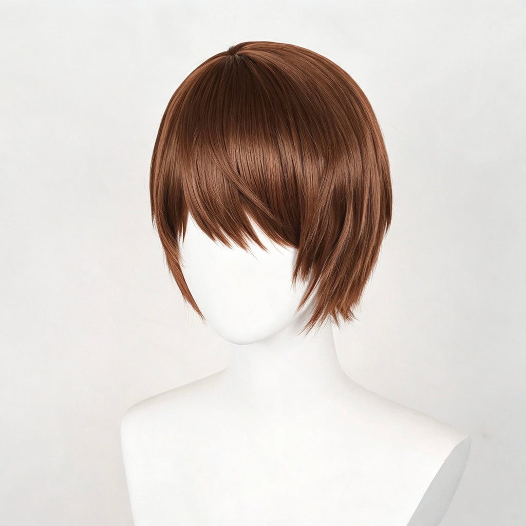 Death   Note   Yagami Light   Short   Brown   Hair Basic   Wig