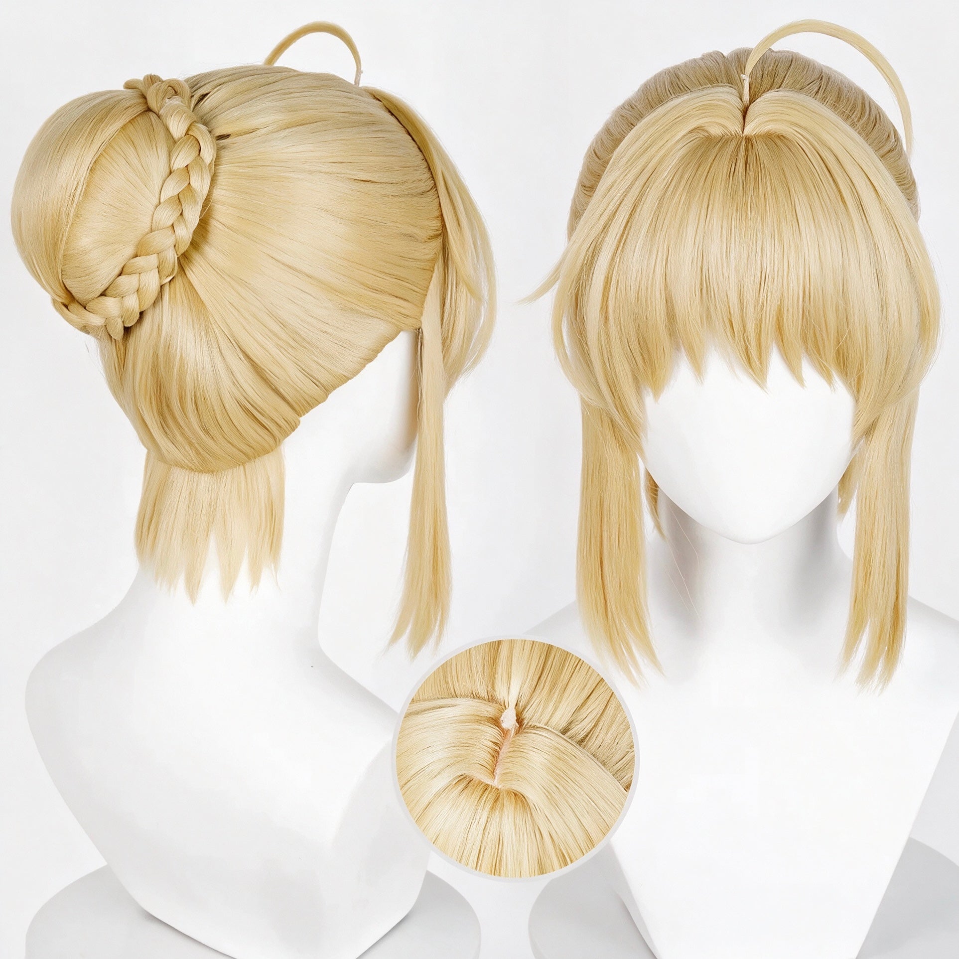 Fate/stay   night Altria/Saber   Short Blonde   Hair   Basic   Wig