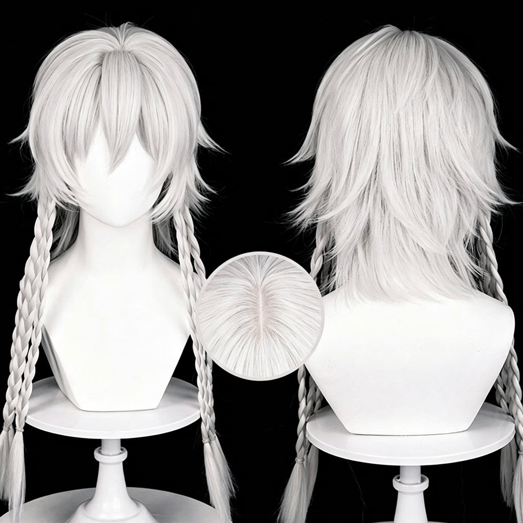 Identity   V Ithaqua(Morningstar) Long   Grey   Hair   Basic Wig