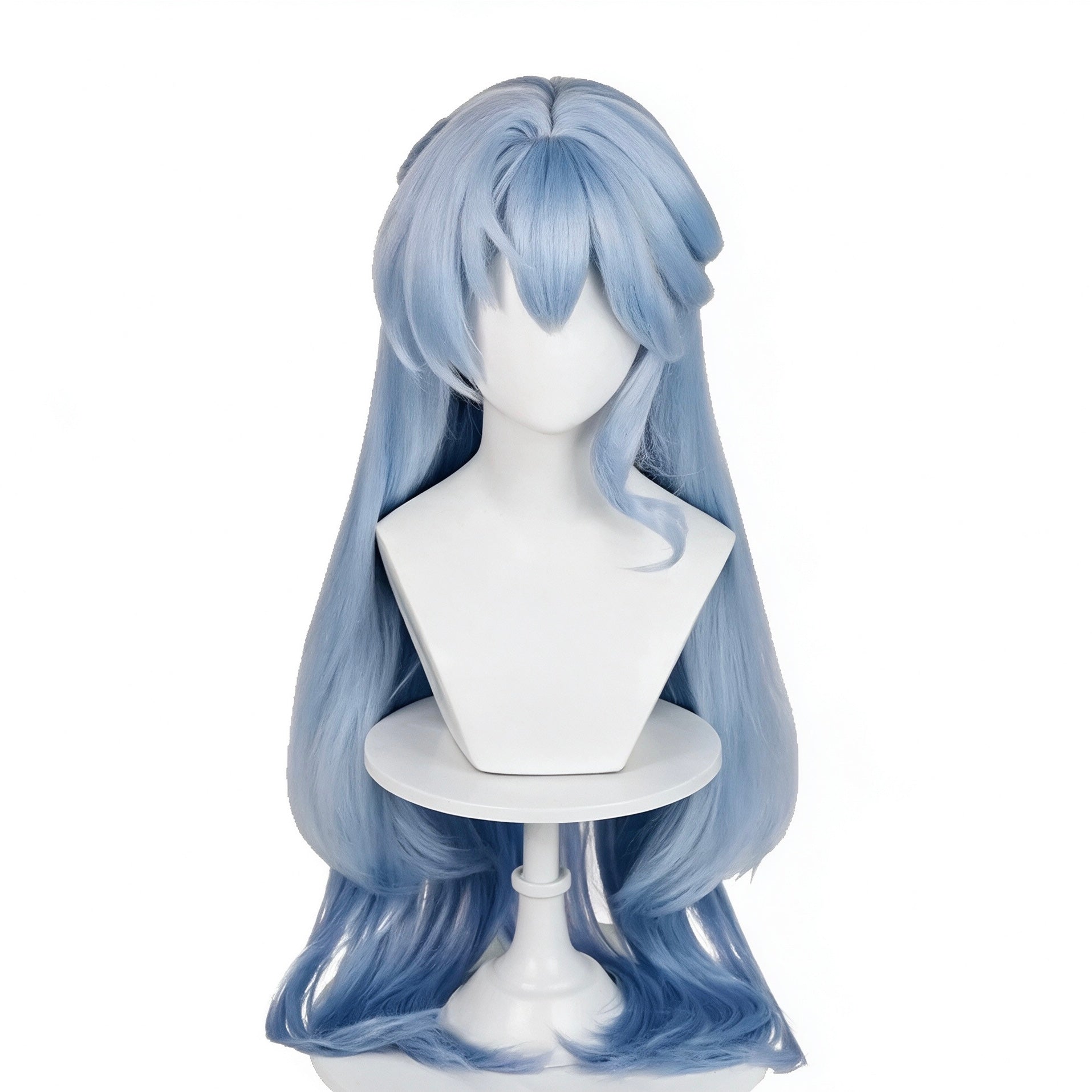 Honkai:   Star   Rail   Robin Long   Blue   Hair   Basic Wig