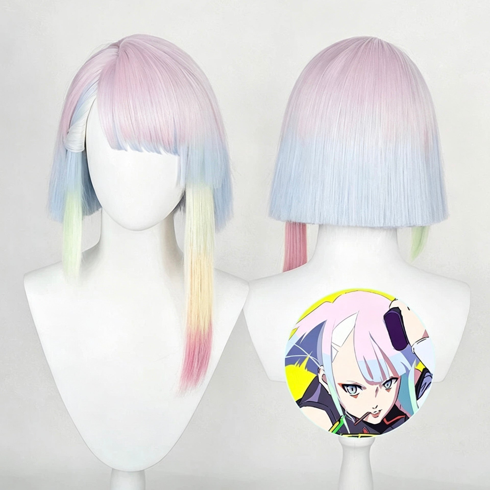 Cyberpunk: Edgerunners   Lucyna Kushinada   Short   Mix Hair   Basic   Wig