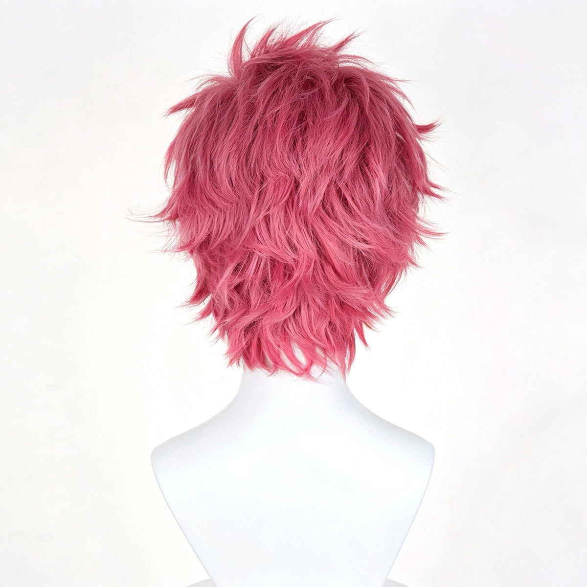 Demon   Slayer   Akaza Short   Pink   Hair   Basic Wig