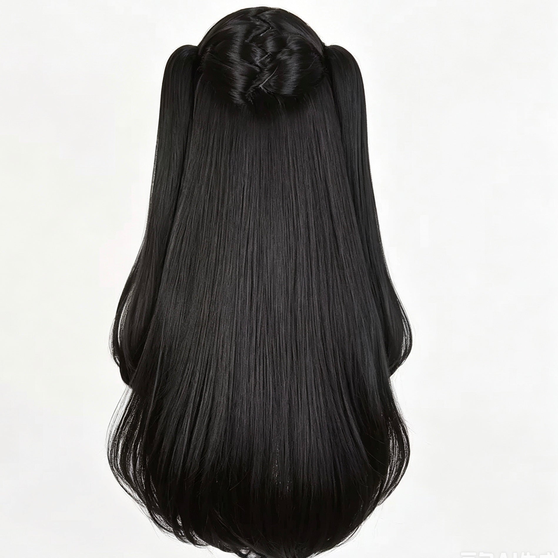 Honkai:   Star   Rail   Rin Tohsaka   Solid   Matte Black   Basic   Wig