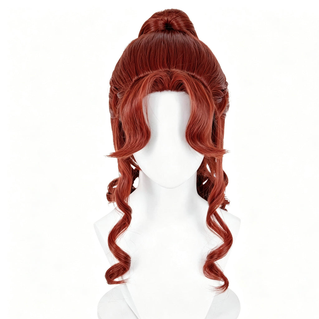 IdentityV   Archer Brynhildr   Vilulf(The Anachronic   Vilulf) Long   Orange   Red   Hair Basic   Wig