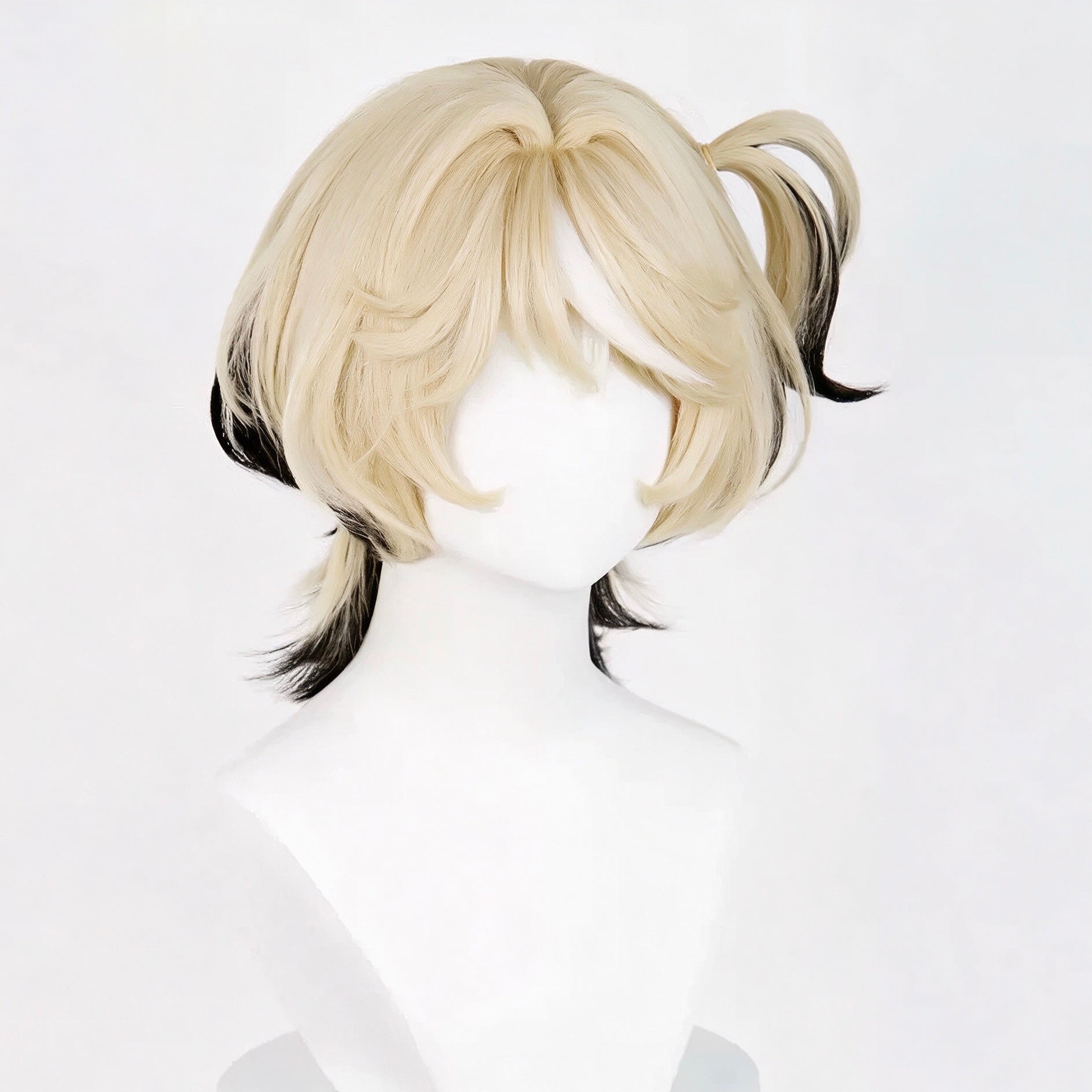 IdentityV   Mechanic Tracy   (Lock   Core) Short   Blonde   Black Hair   Basic   Wig