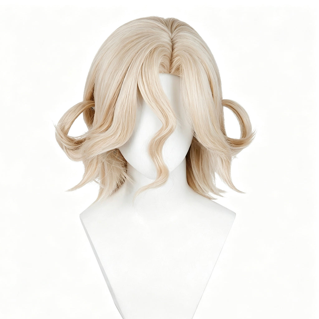 IdentityV   Bloody Queen   Mary   Short Blonde   Hair   Basic   Wig