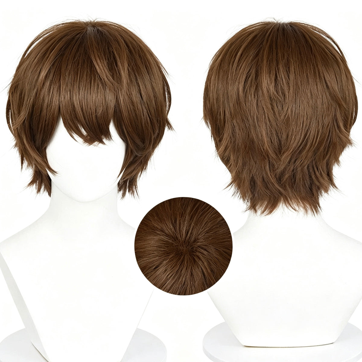 IdentityV   Seer   Eli   Clark Short   Brown   Hair   Basic Wig