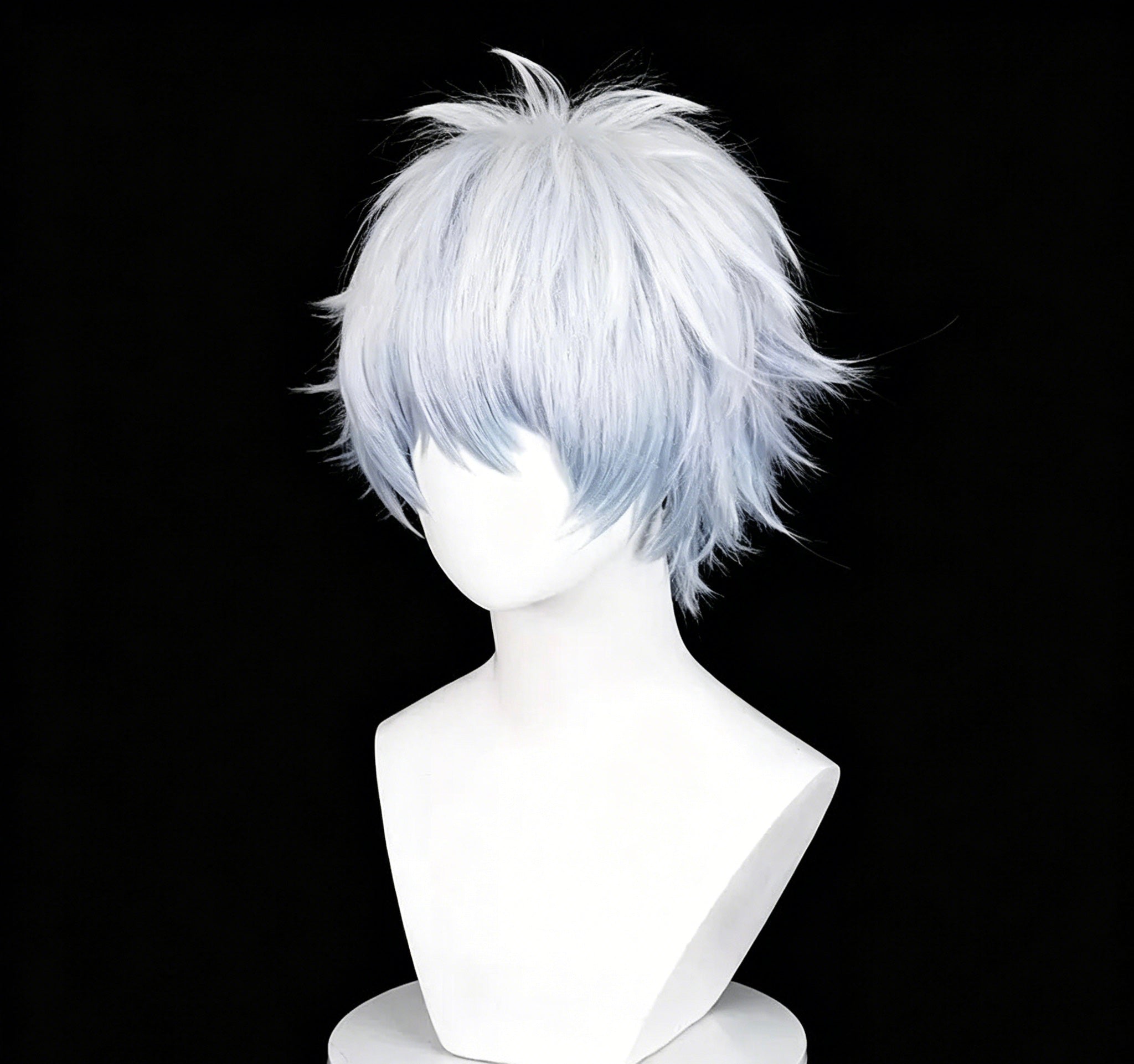 Gintama   Gintoki Sakata   Short   Silver Hair   Basic   Wig