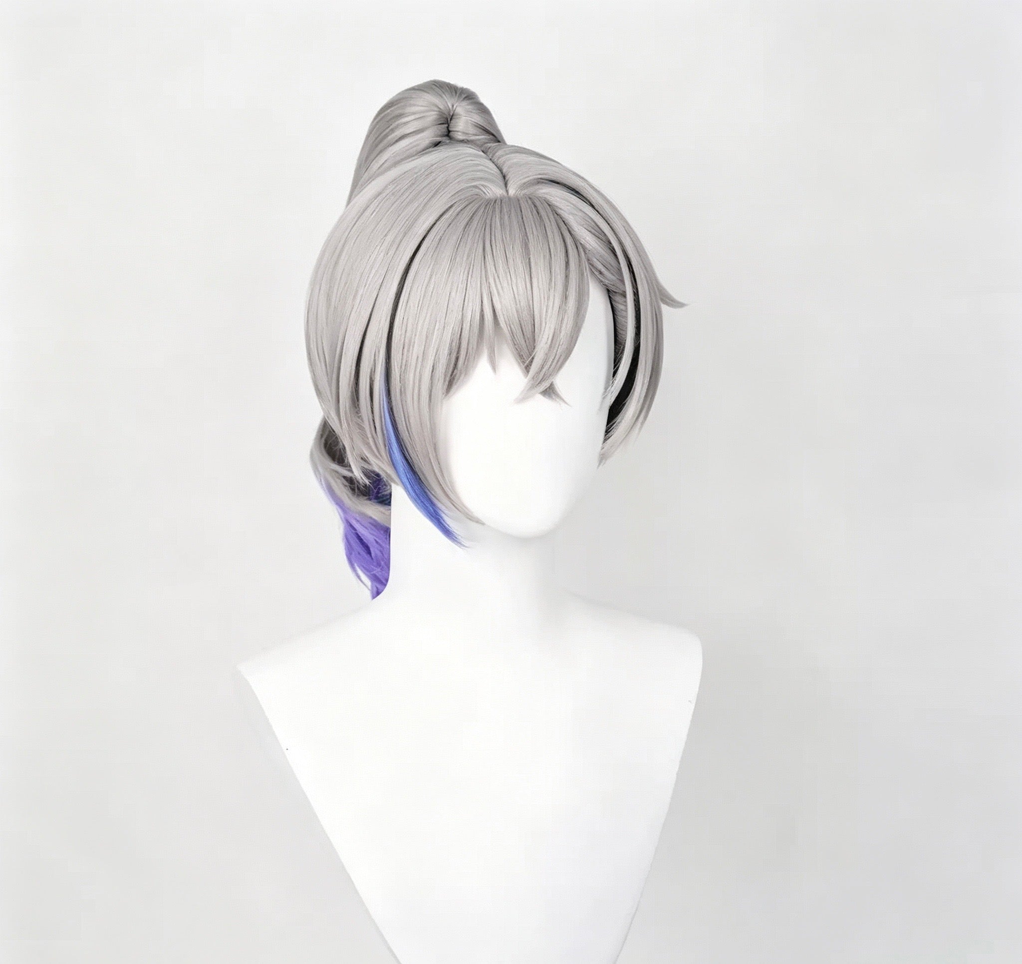 Honkai: Star Rail March 7 Long Night Moon Cosplay Wig