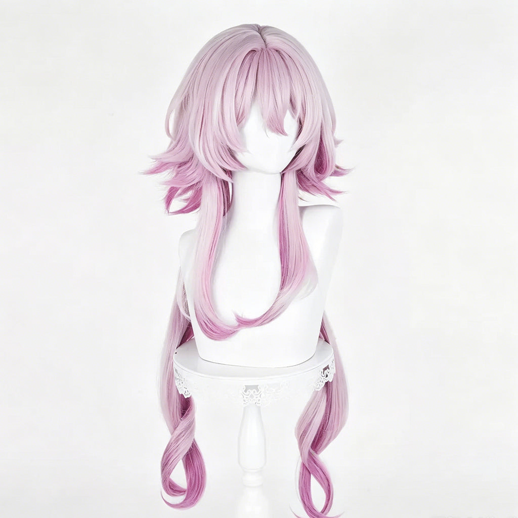 Honkai:   Star   Rail March   7th   Long   Pink Hair   Basic   Wig