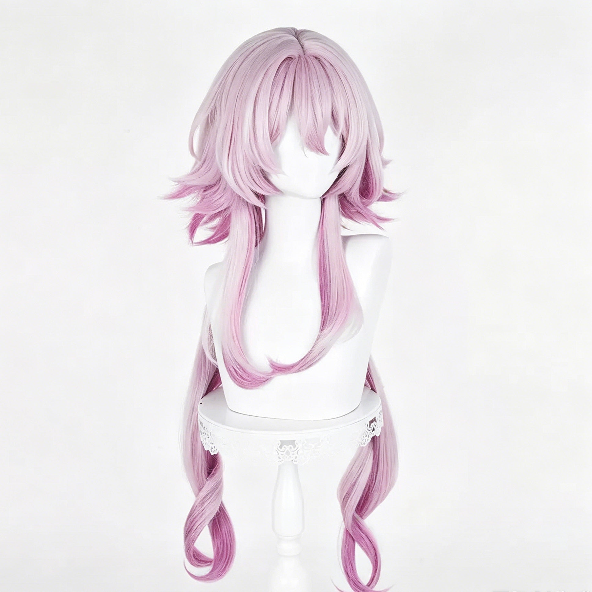 Honkai:   Star   Rail March   7th   Long   Pink Hair   Basic   Wig