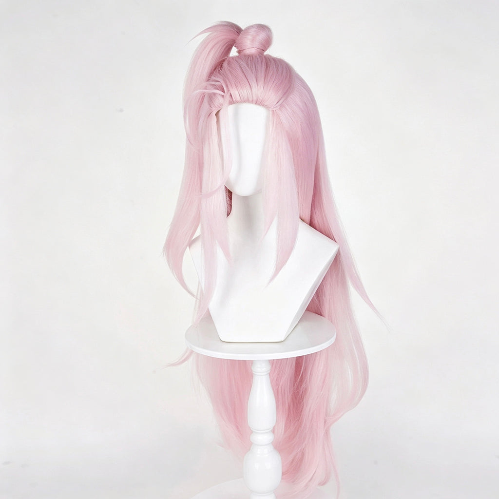 Genshin   Impact   Aino Long   Pink   Hair   Basic Wig