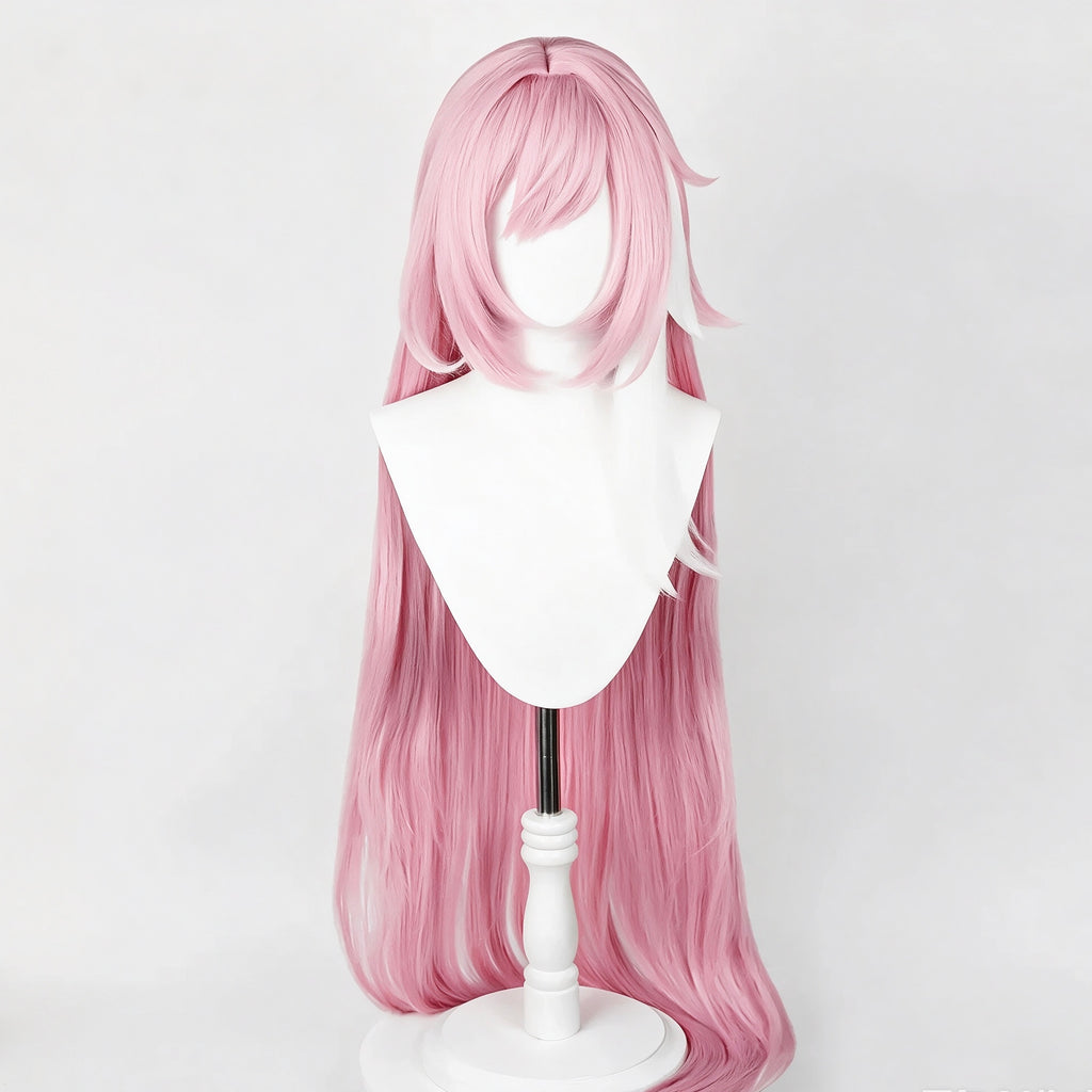 Honkai   Impact   3   Elysia Long   Pink   Hair   Basic Wig