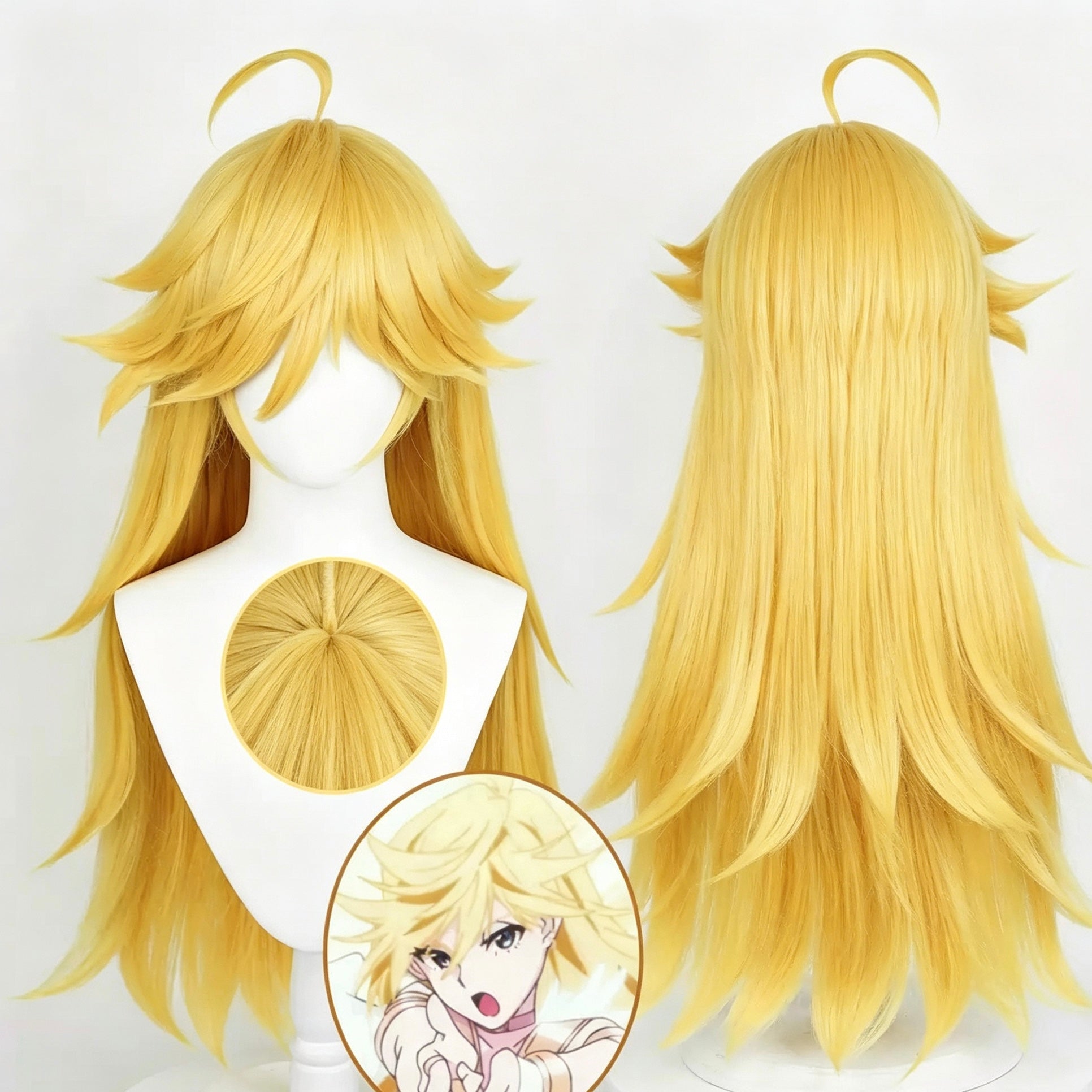 Panty   &   Stocking   with Garterbelt   Anarchy Panty   Long   Yellow   Hair Basic   Wig