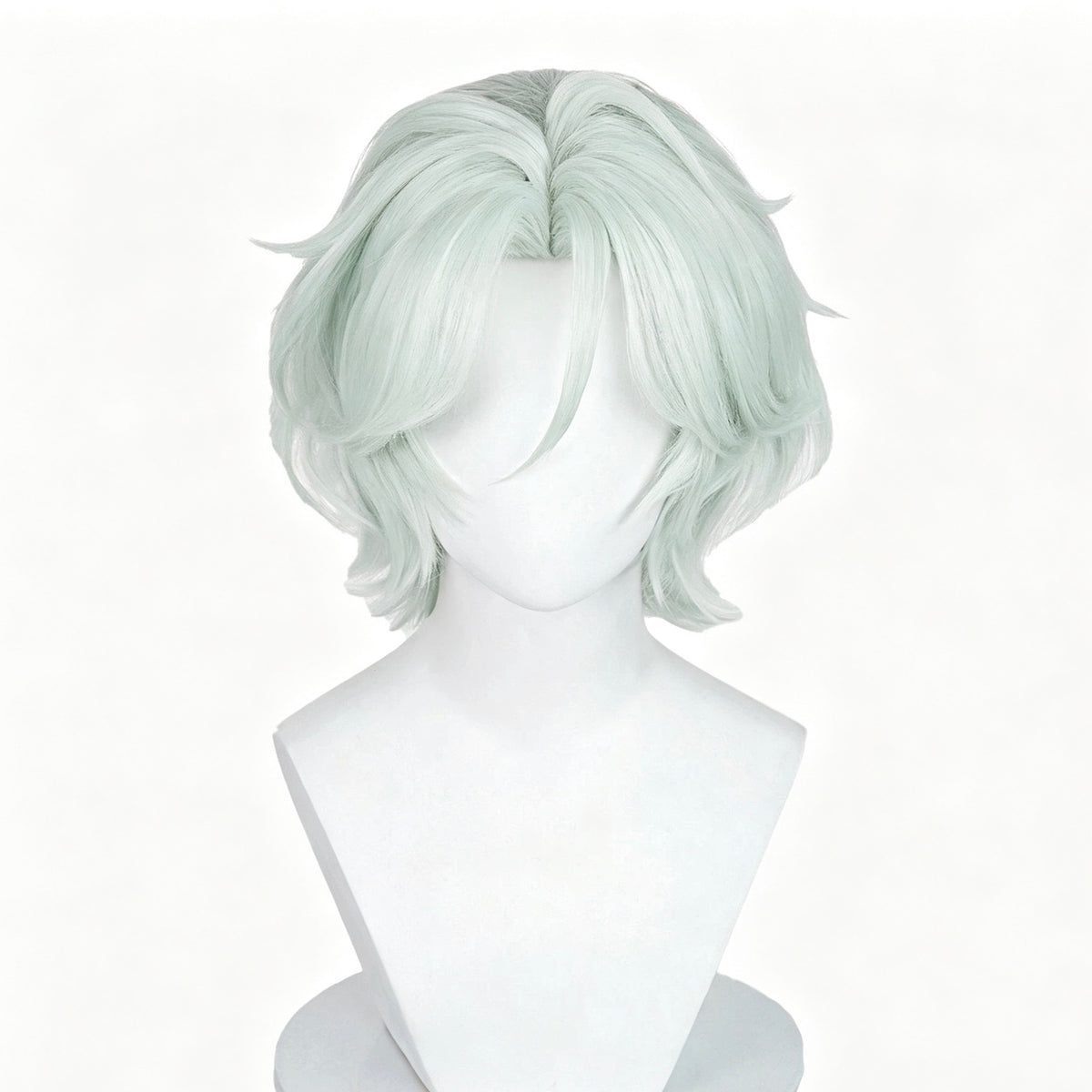 Genshin   Impact   Ifa Short   Light   Green   Hair Basic   Wig