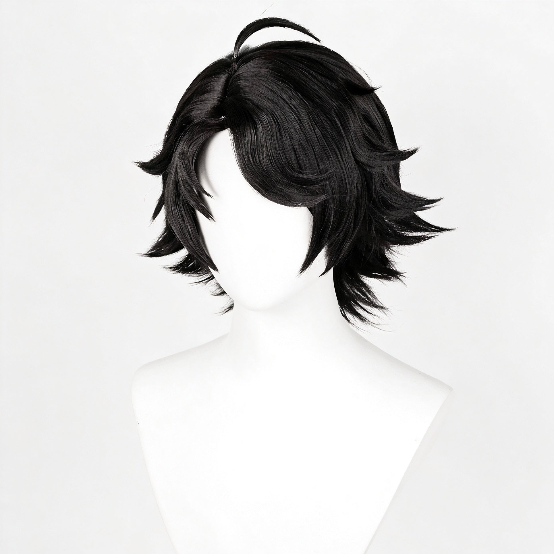IdentityV   Prospector Norton(Fool's   Gold) Short   Black   Hair   Basic Wig