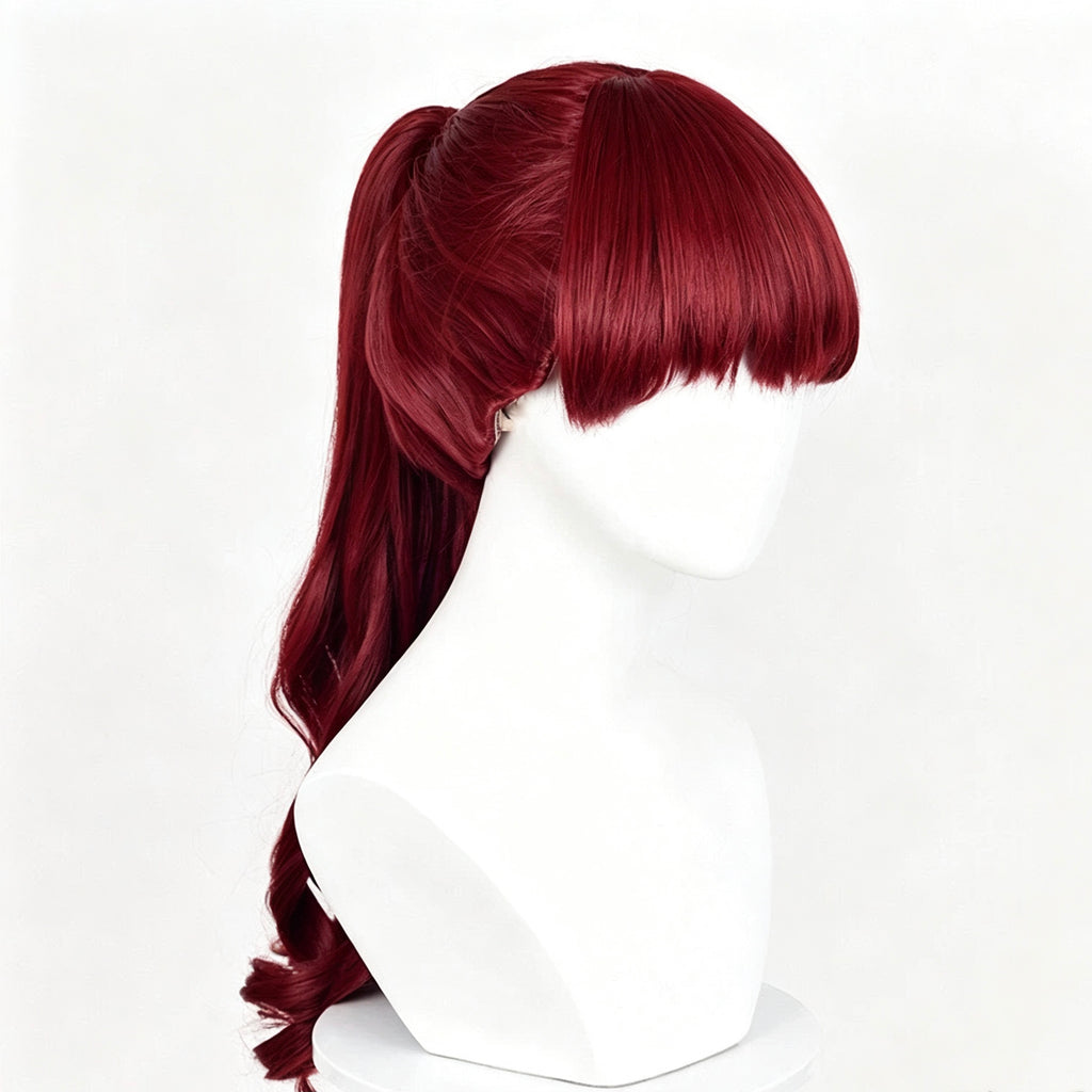 Persona   5   Kasumi Yoshizawa   Long   Red Hair   Basic   Wig