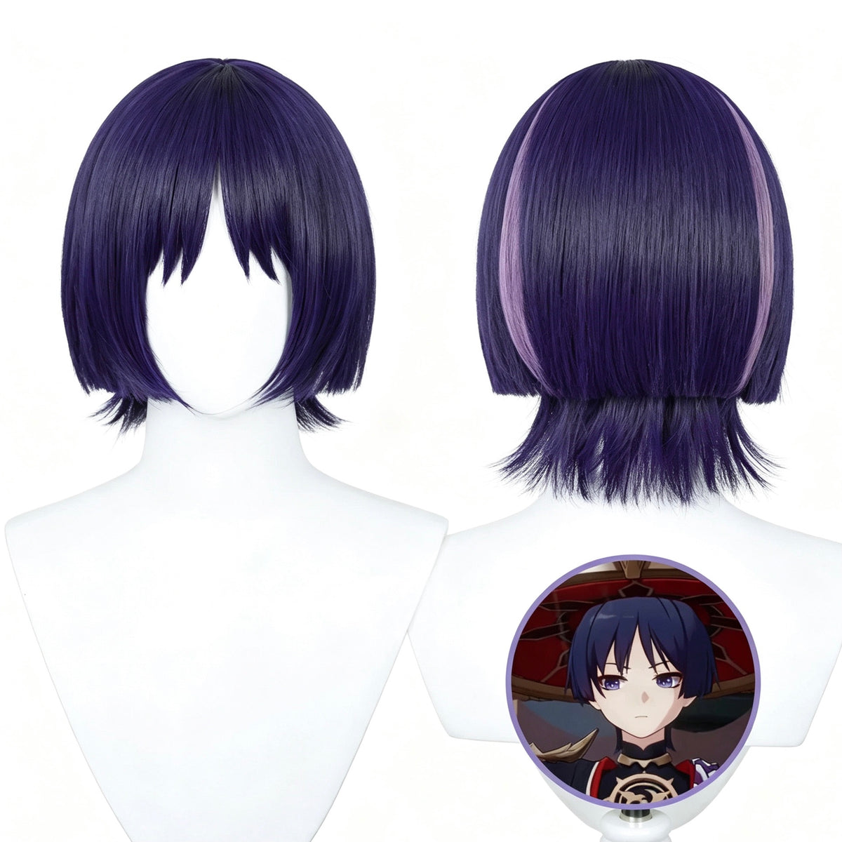 Genshin   Impact Scaramouche/Wanderer Short  Basic   Wig