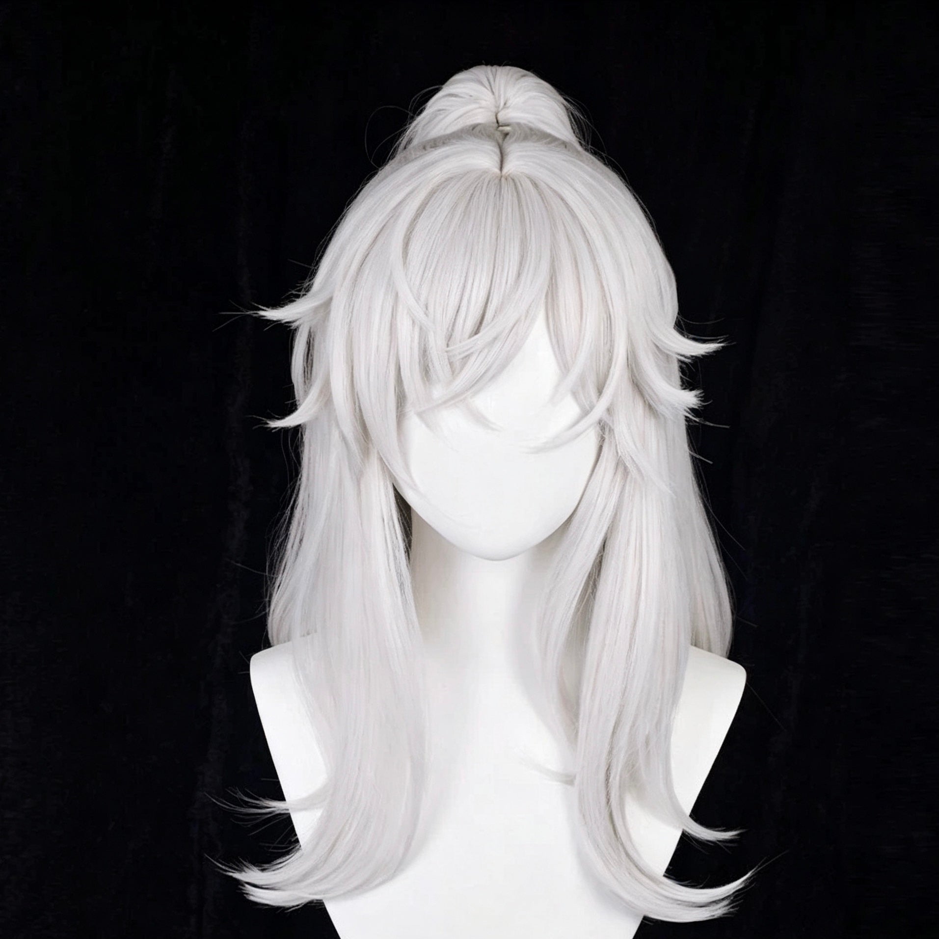 Honkai:   Star   Rail   Jing Yuan   Long   White   Hair Basic   Wig