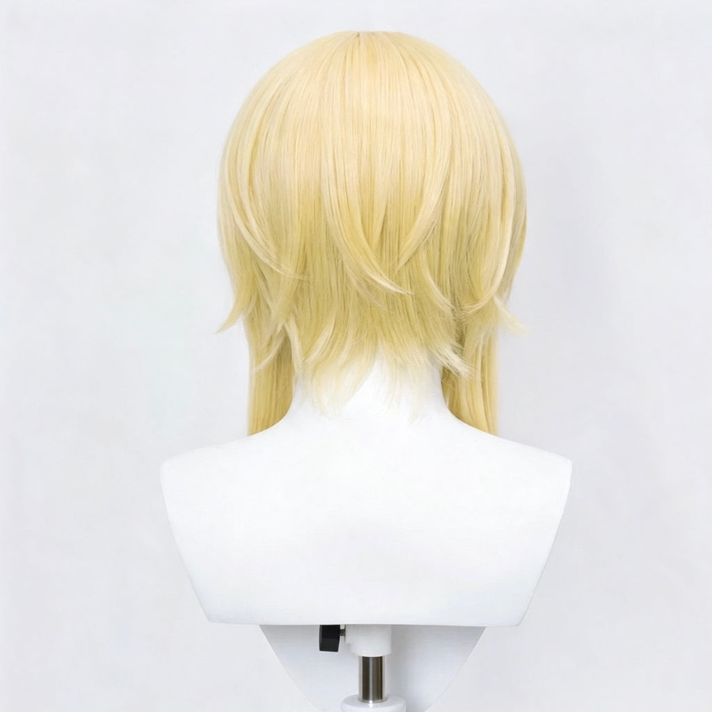 Genshin   Impact Lumine   Long   Gold   Hair Basic   Wig
