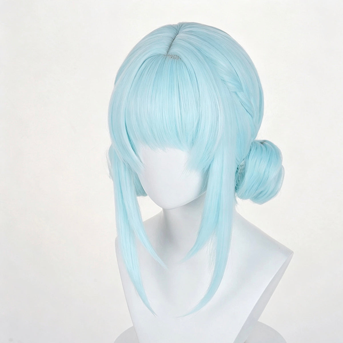 Genshin   Impact   Ineffa Short   Blue   Hair   Basic Wig