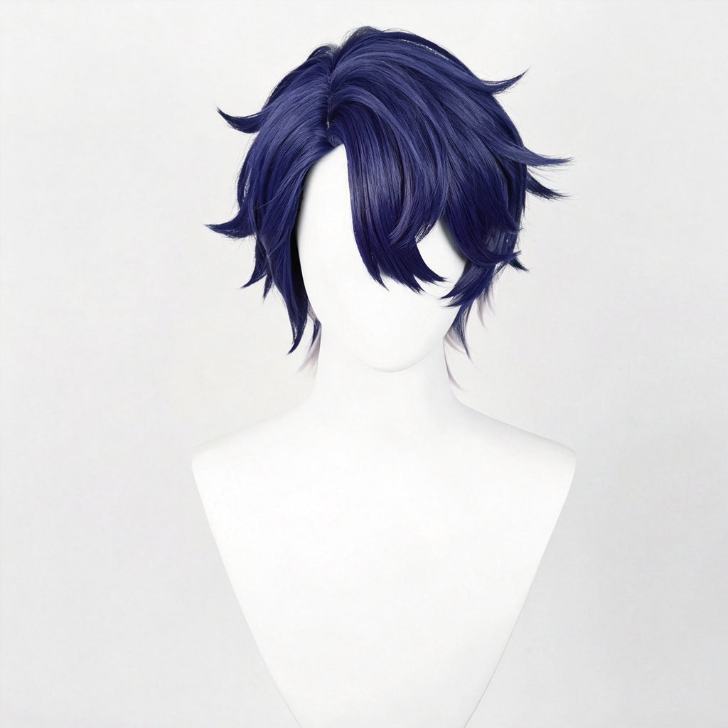 Honkai:   Star   Rail Sampo   Short   Purple Silver   Hair   Basic   Wig