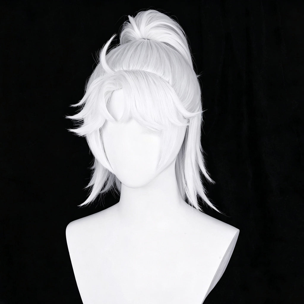 IdentityV   Prisoner Luca   Balsa   (B.Duck Rice)   Short   Silver White   Hair   Basic   Wig