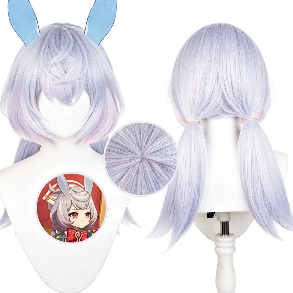 Genshin   Impact Sigewinne   Long   Light Blue   Hair   Basic   Wig