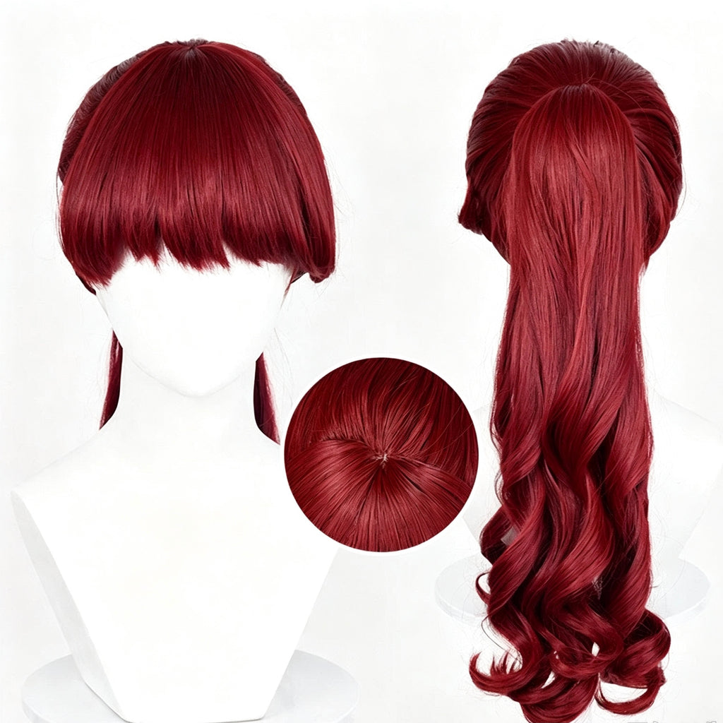 Persona   5   Kasumi Yoshizawa   Long   Red Hair   Basic   Wig