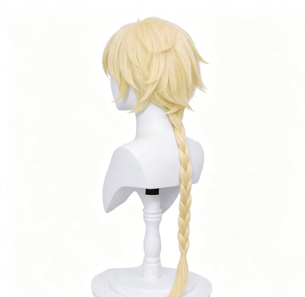 Genshin   Impact Lumine   Long   Gold   Hair Basic   Wig