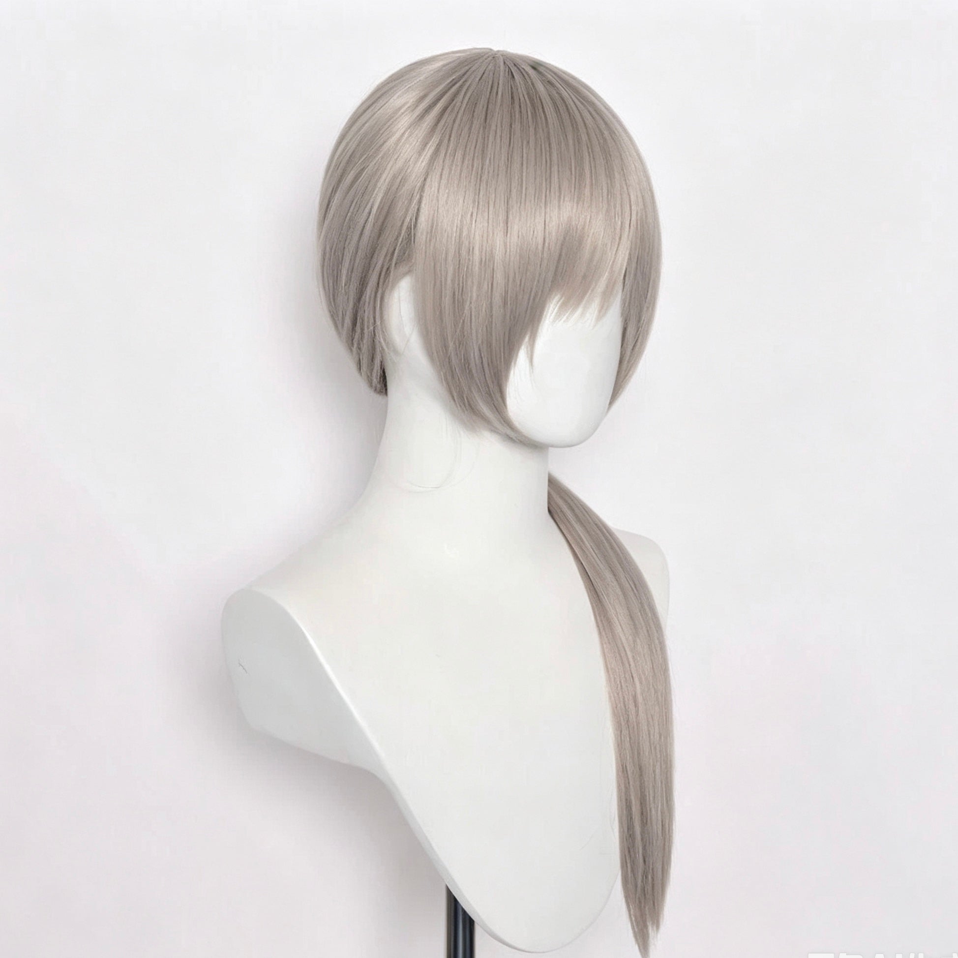 Chainsaw   Man   Quanxi Long   Sliver   Hair   Basic Wig
