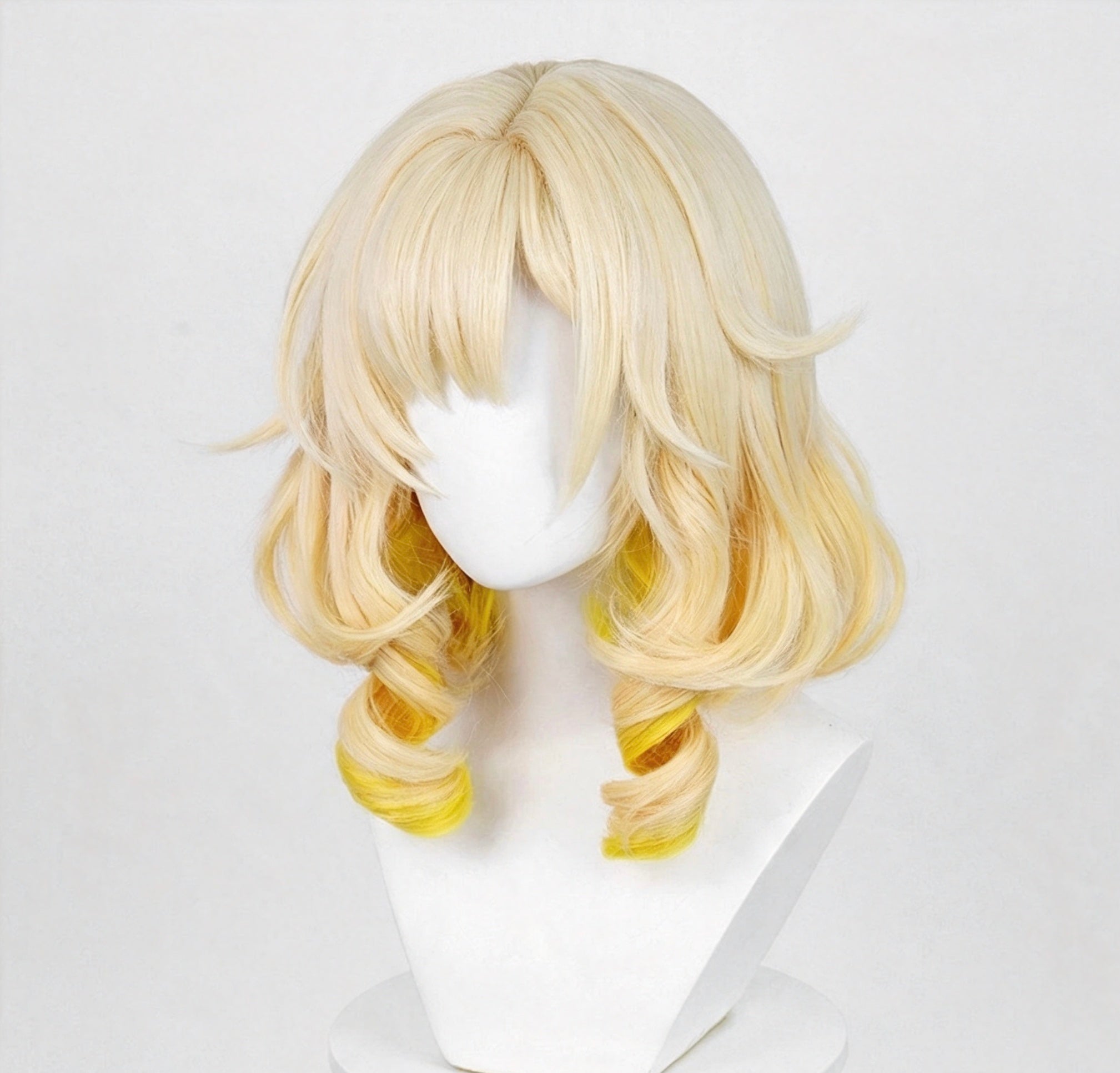 Honkai:   Star   Rail Aglaea   Long   Golden Yellow   Hair   Basic   Wig