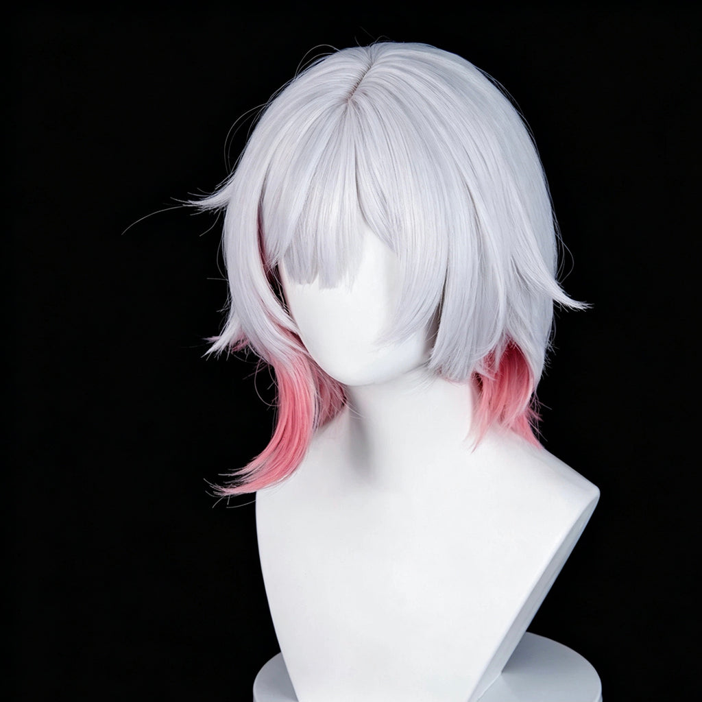 Magical   Girl   Witch Trials   Emma   Sakuraha Short   Sliver   Pink   Hair Basic   Wig