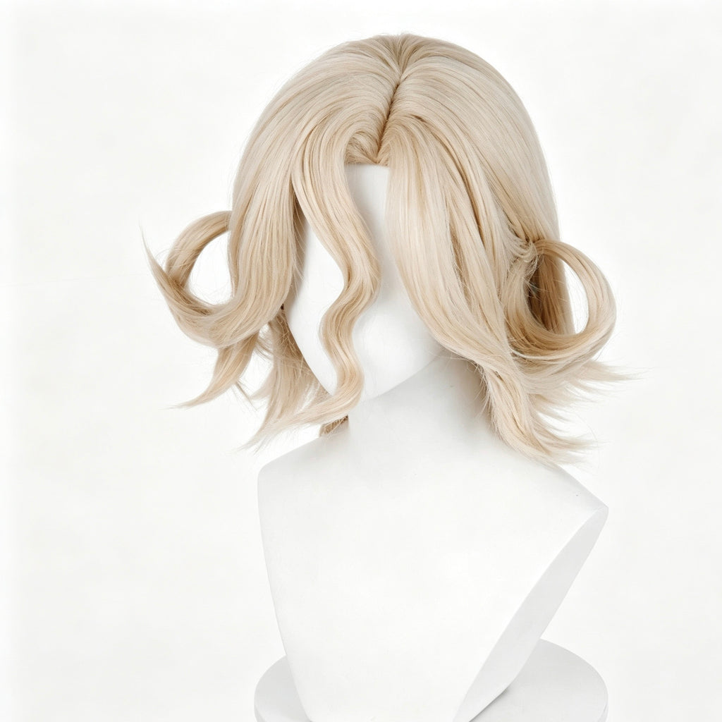 IdentityV   Bloody Queen   Mary   Short Blonde   Hair   Basic   Wig