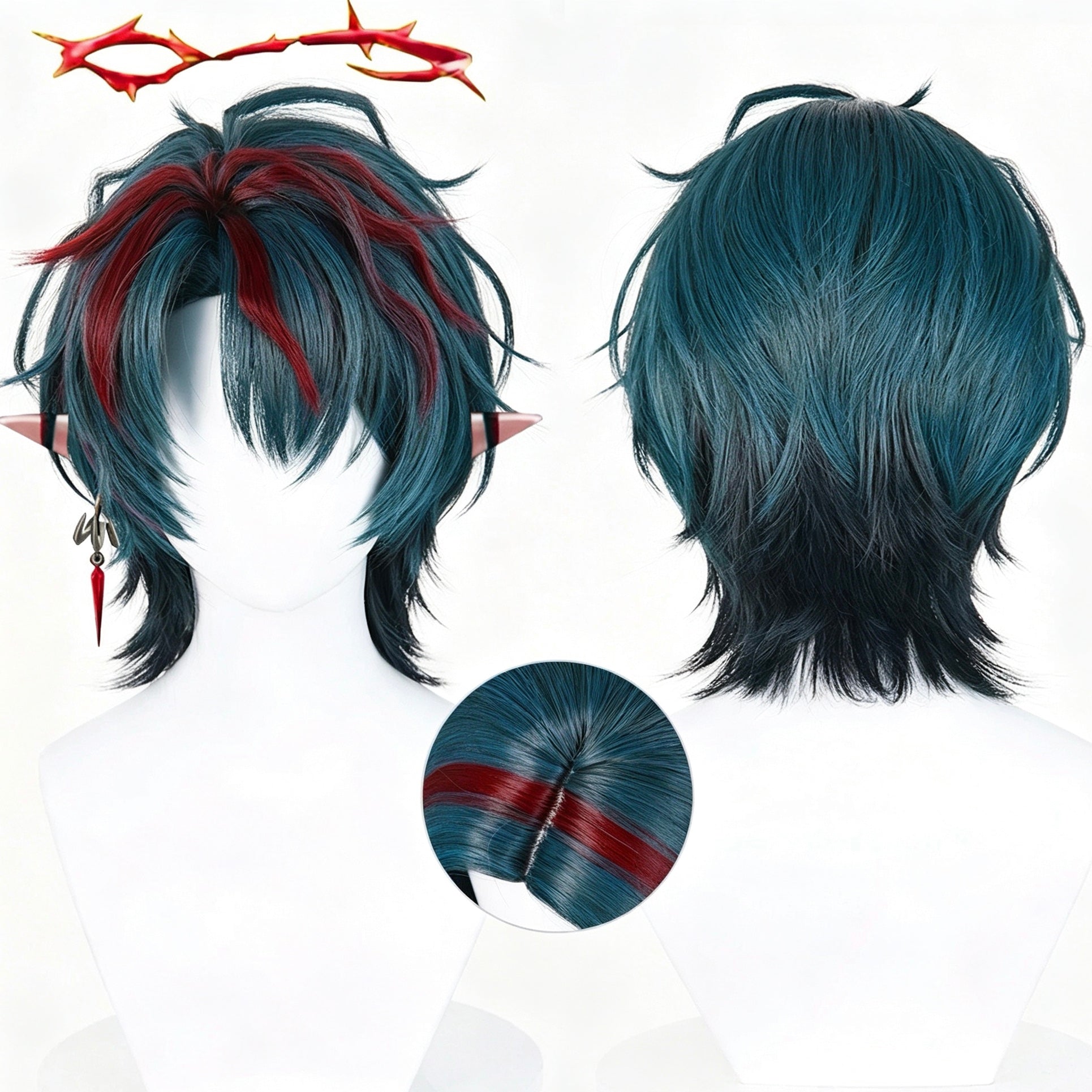 Arknights:   Endfield Camus   Teal   Gradient Basic   Wig
