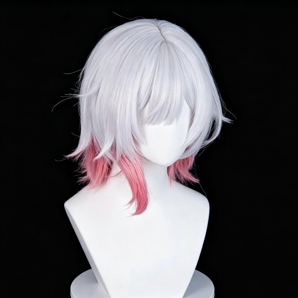 Magical   Girl   Witch Trials   Emma   Sakuraha Short   Sliver   Pink   Hair Basic   Wig