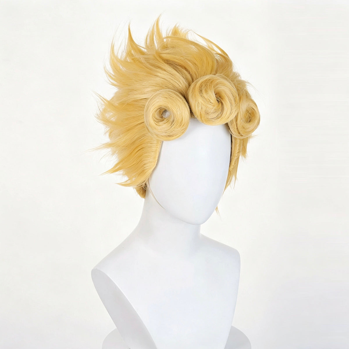 JoJo's   Bizarre Adventure   Giorno Giovanna   Long   Yellow Hair   Basic   Wig