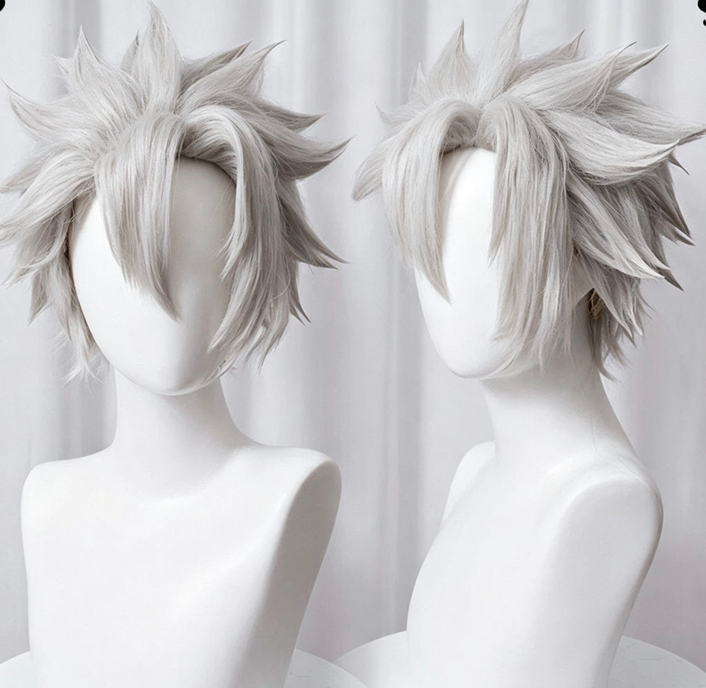 Demon   Slayer Shinazugawa   Sanemi Short   Siver   Hair   Basic Wig