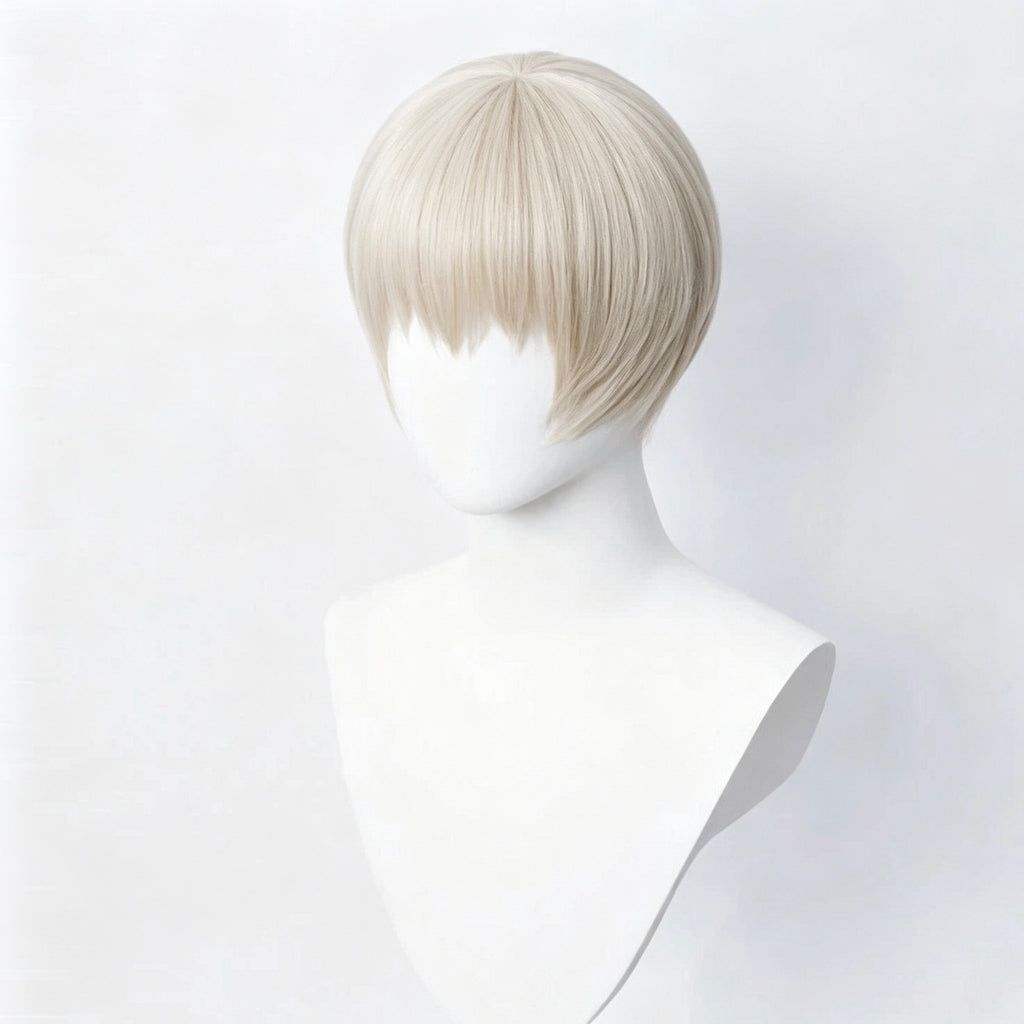 Jujutsu   Kaisen Inumaki   Toge   Short white   Hair   Basic   Wig