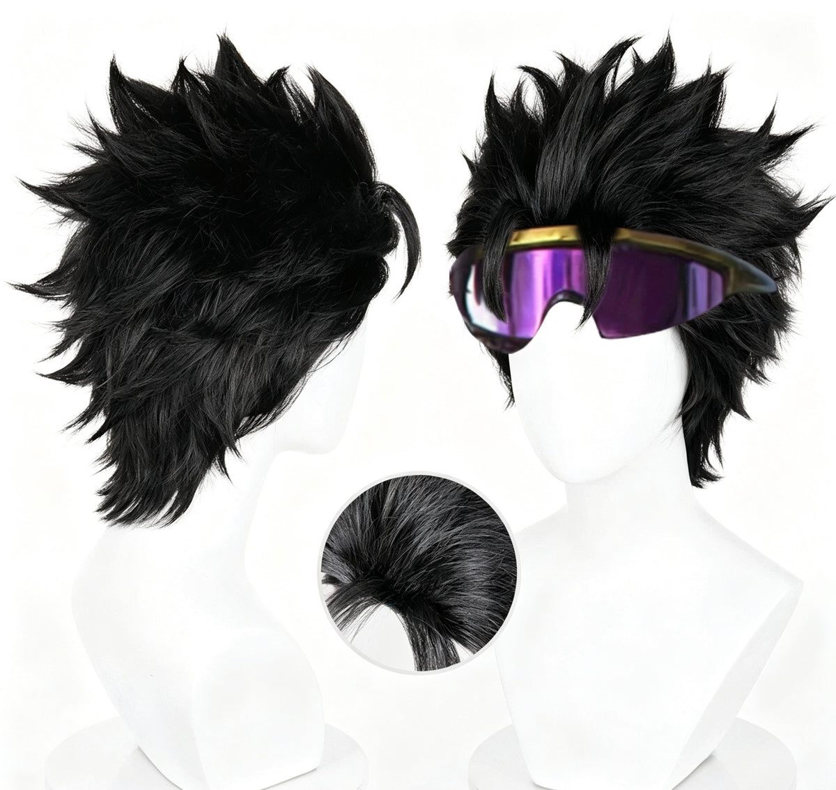 IdentityⅤ   Ganji   Gupta Short   Black   Hair   Basic Wig