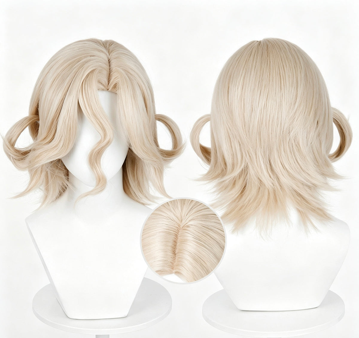 IdentityV   Bloody Queen   Mary   Short Blonde   Hair   Basic   Wig