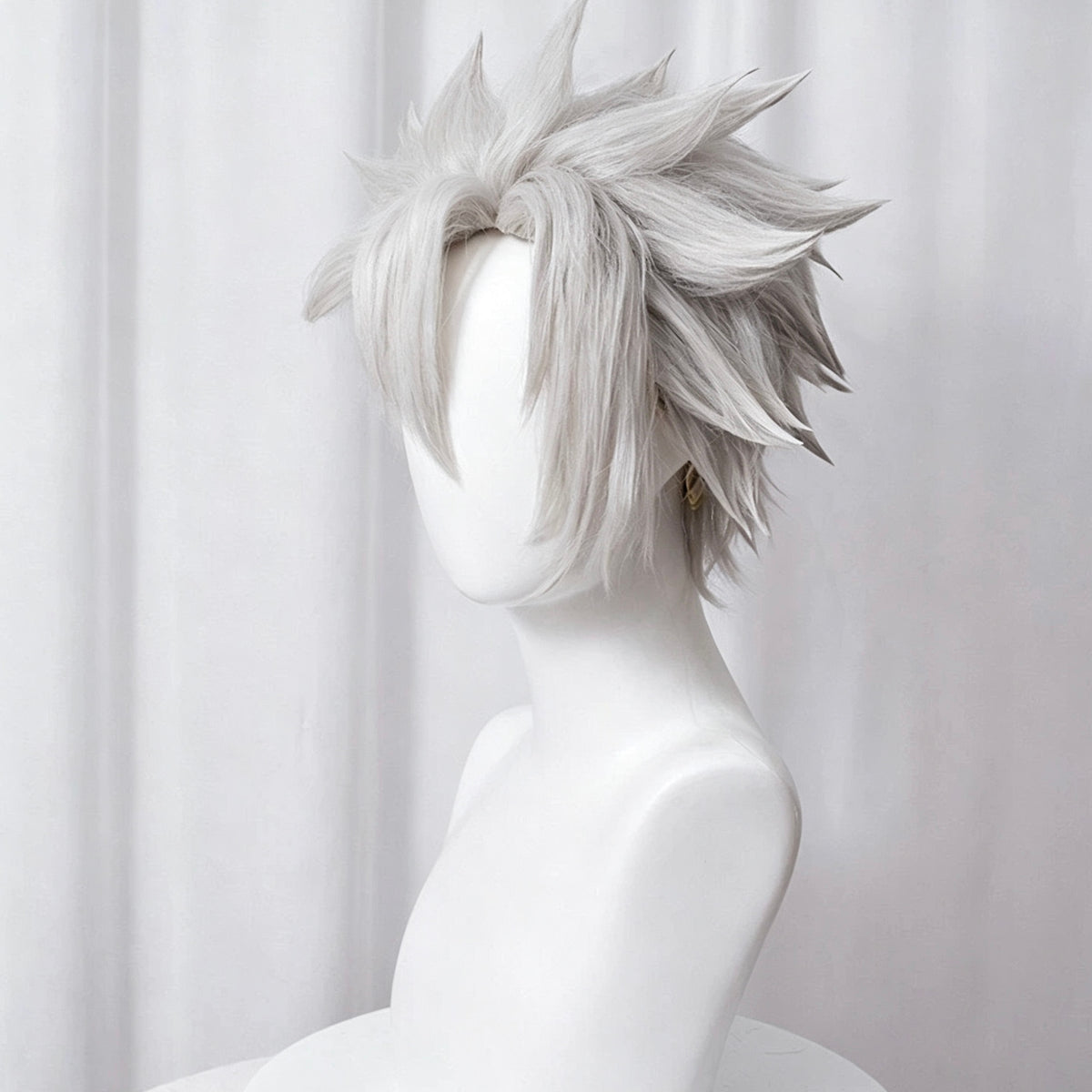 Demon   Slayer Shinazugawa   Sanemi Short   Siver   Hair   Basic Wig
