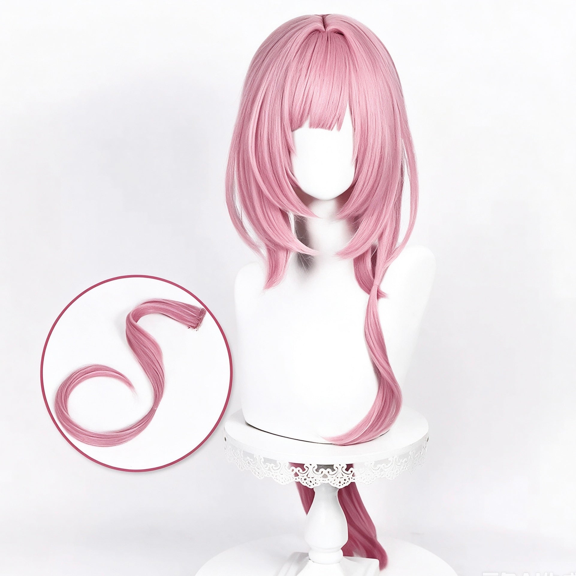 Honkai   Impact   3   Elysia Long   Pink   Hair   Basic Wig
