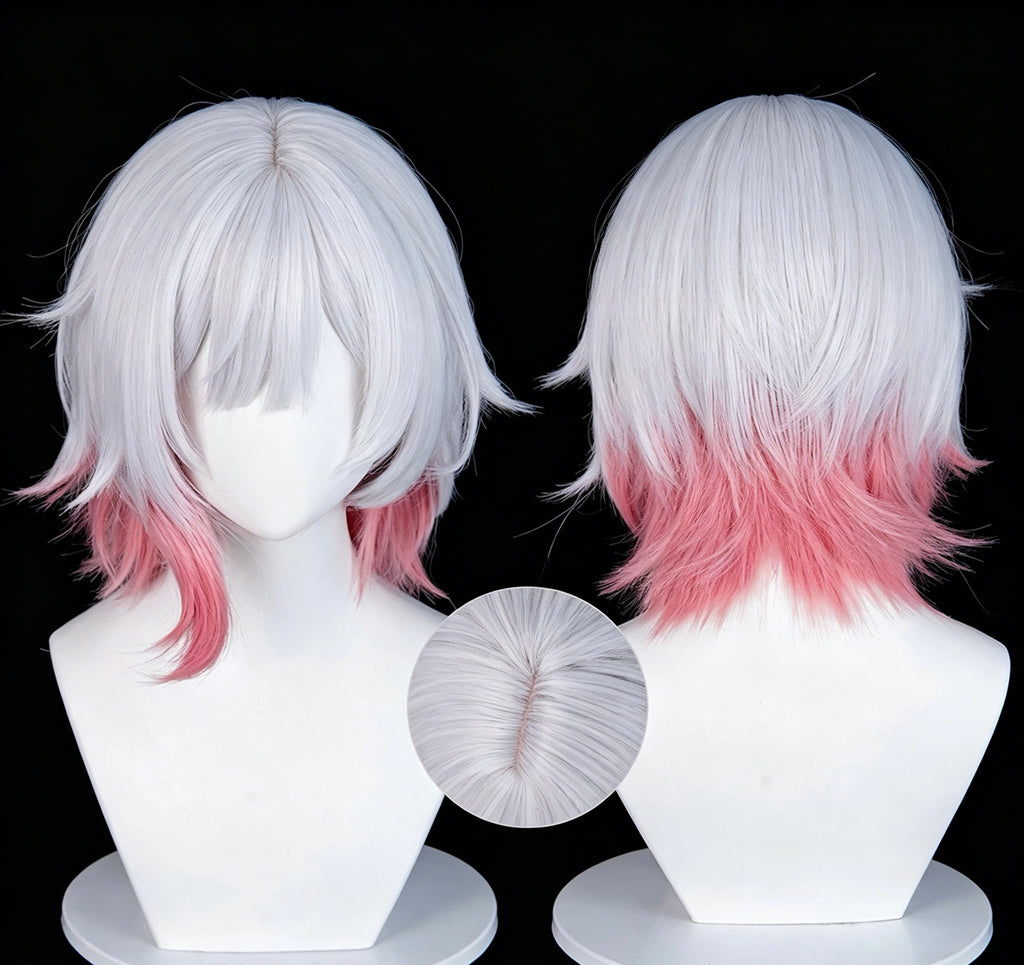 Magical   Girl   Witch Trials   Emma   Sakuraha Short   Sliver   Pink   Hair Basic   Wig